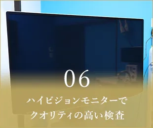 06 ハイビジョンモニターによる検査