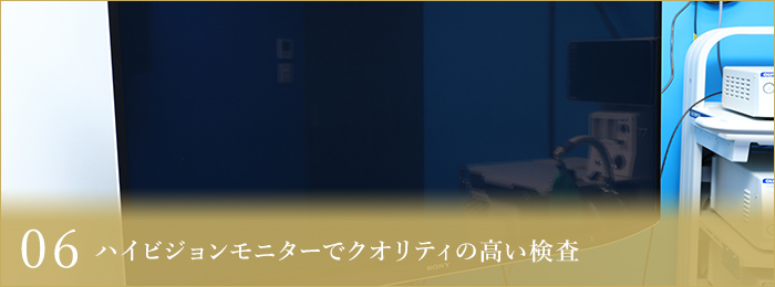 06 ハイビジョンモニターによる検査